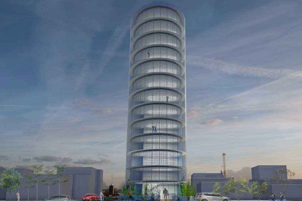 storey offering Situated commercial Sait