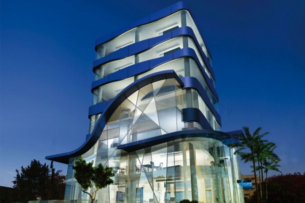 modern tourist located